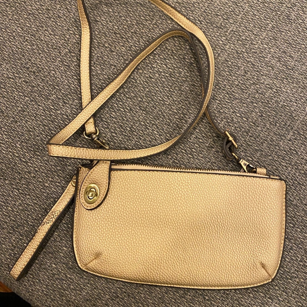 Joy Susan Cream Wristlet Clutch